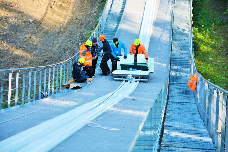 Modernizacja rozbiegu na skoczni im. A. Małysza